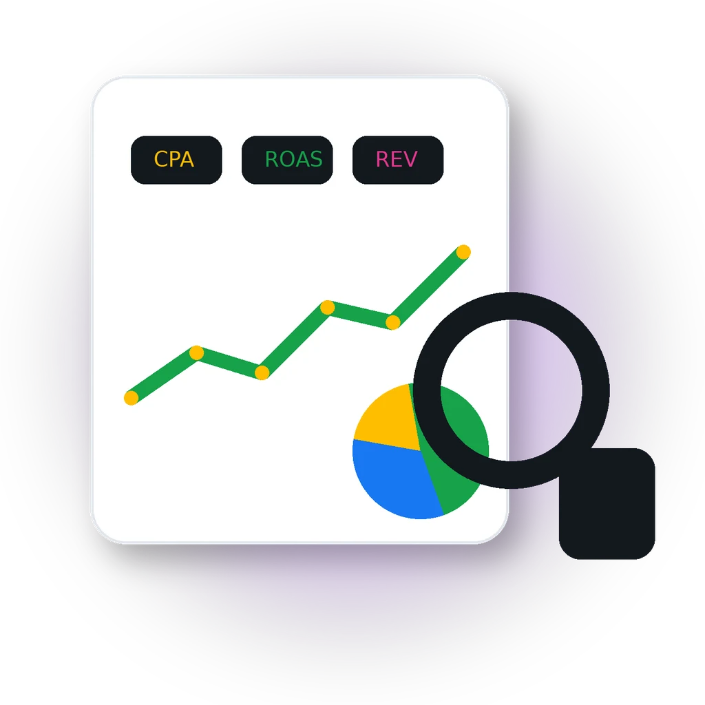 Reporting & Attribution illustration