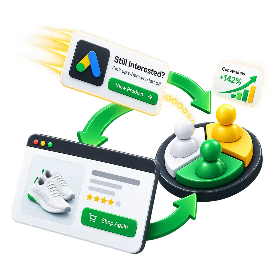 Retargeting & Remarketing illustration