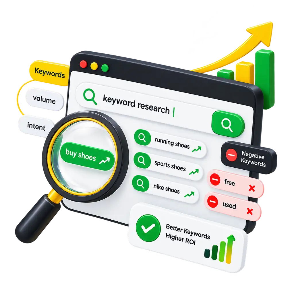 Keyword + Search-Term Control illustration