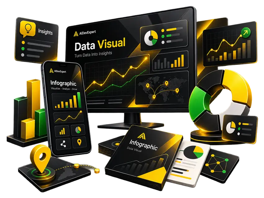 Infographics & Data Visuals illustration