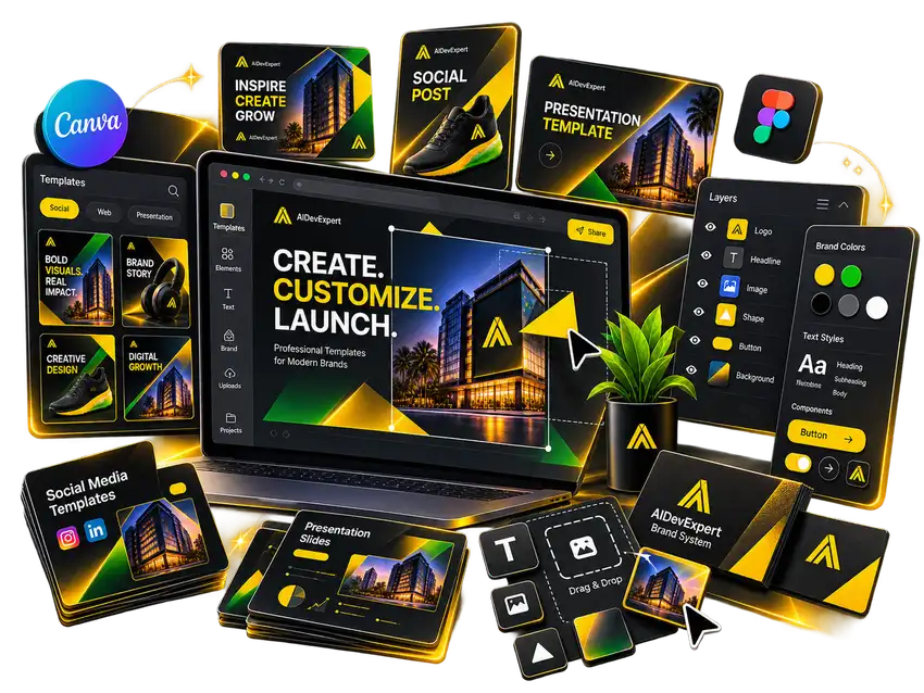 Canva & Figma Templates illustration