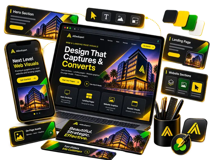 Web & Landing-Page Visuals illustration