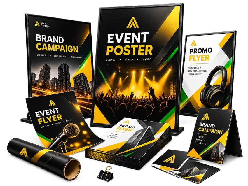 Posters & Flyers illustration