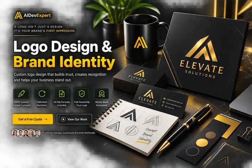 Elevate logo identity hero banner