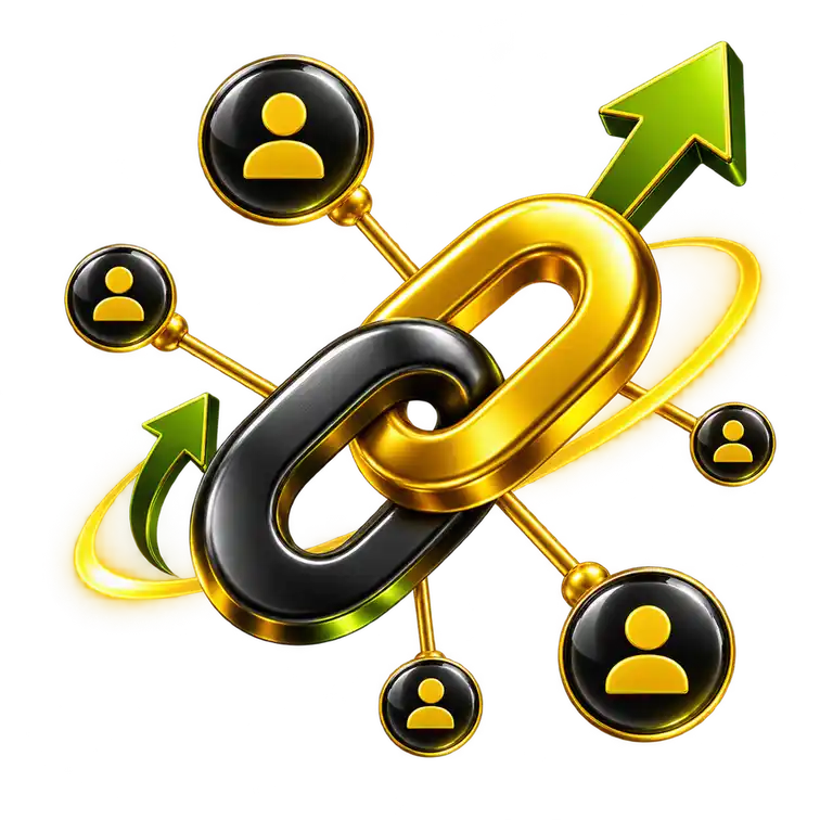 High quality backlinks icon
