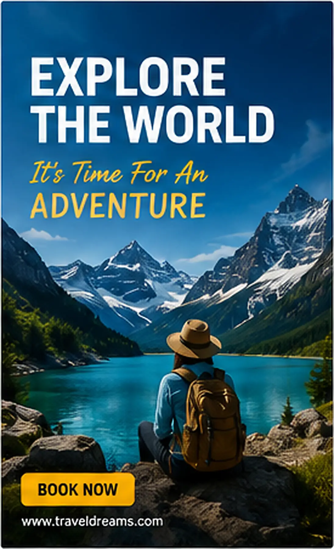 Travel promotion poster concept