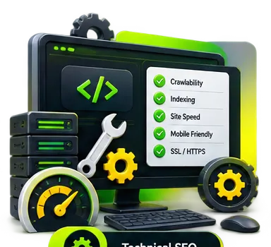 Technical SEO illustration