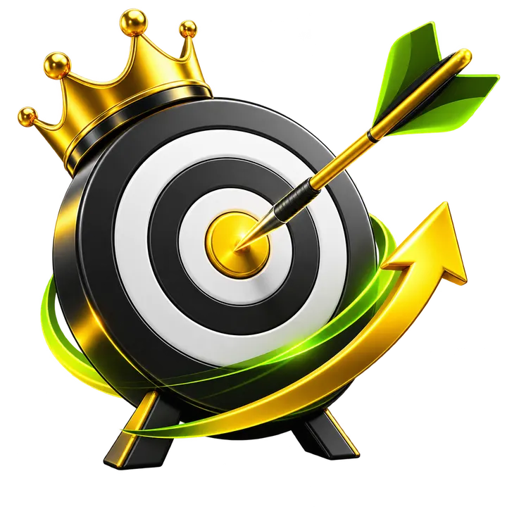 SEO target and growth illustration