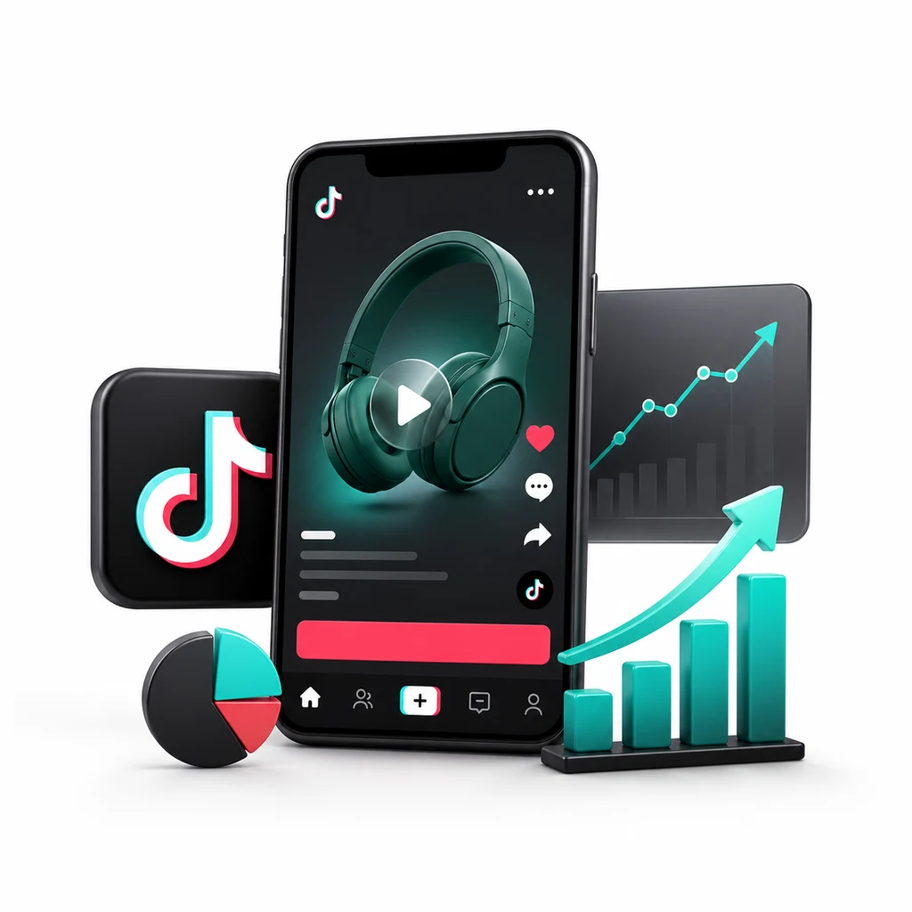 TikTok Ads & TikTok Shop Growth illustration
