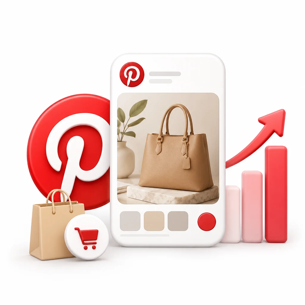 Pinterest Commerce Ads illustration