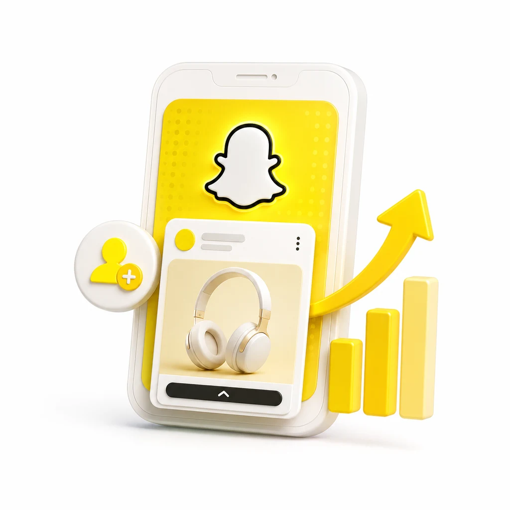 Snapchat Ecommerce Ads illustration