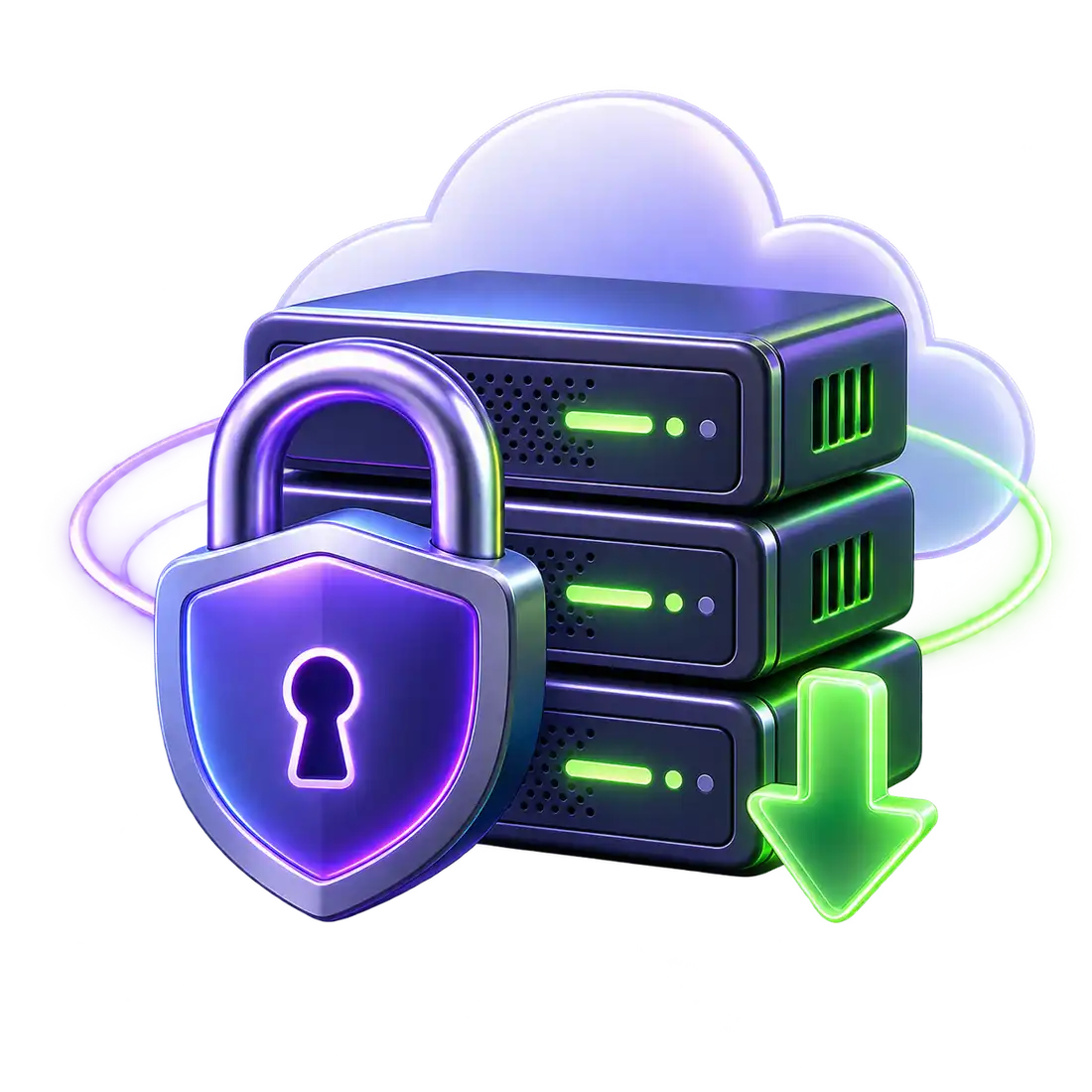 Technical SEO foundation, security and performance illustration
