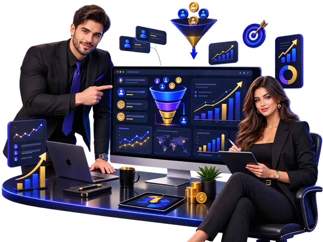 Lead Generation Website illustrative website solution preview