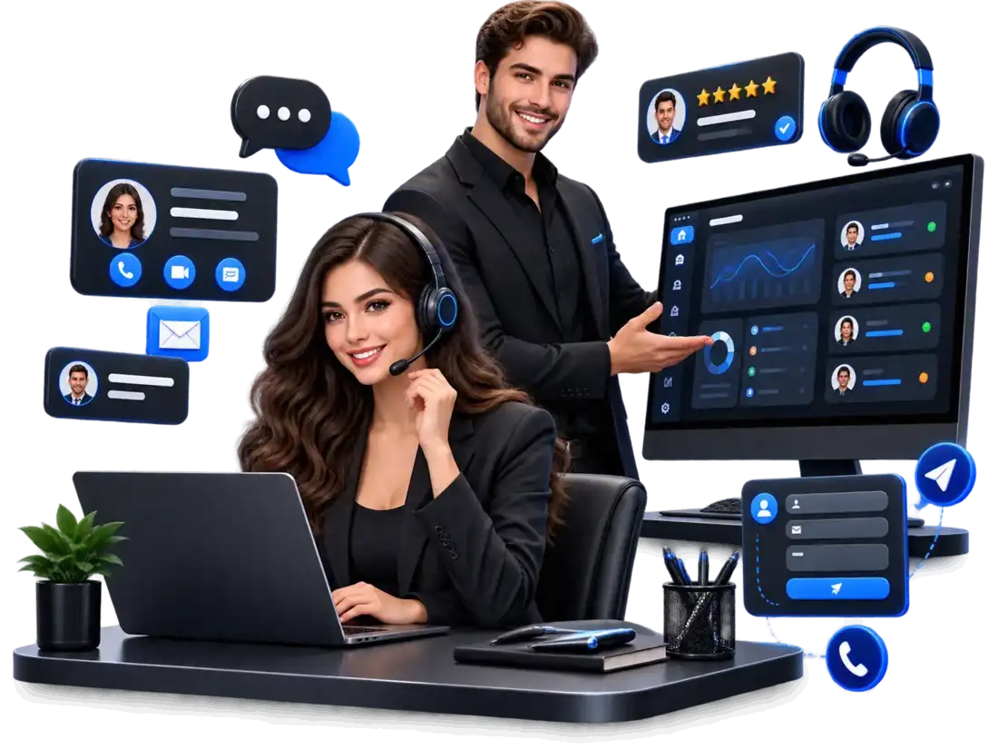 Booking & Local Service Website illustrative website solution preview