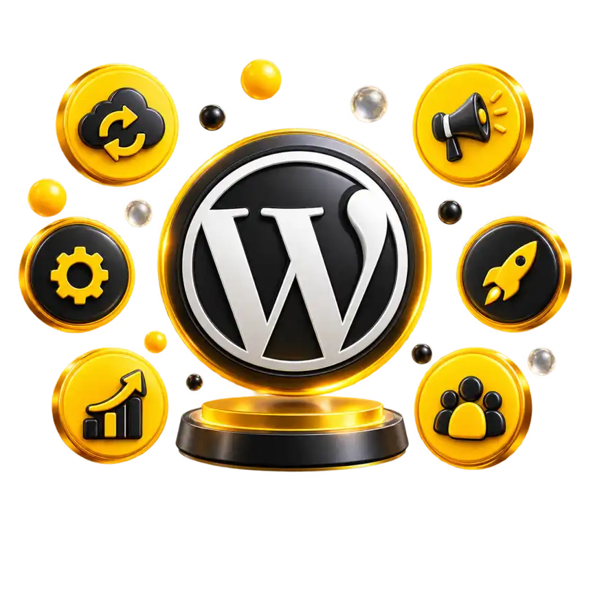 WordPress platform capabilities including performance, management, SEO, growth and support